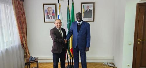 Le mercredi 22 novembre 2023 monsieur l'ambassadeur a reçu en audience monsieur Artashes AVOYAN, Consul honoraire de la République du Sénégal en Arménie.photo15